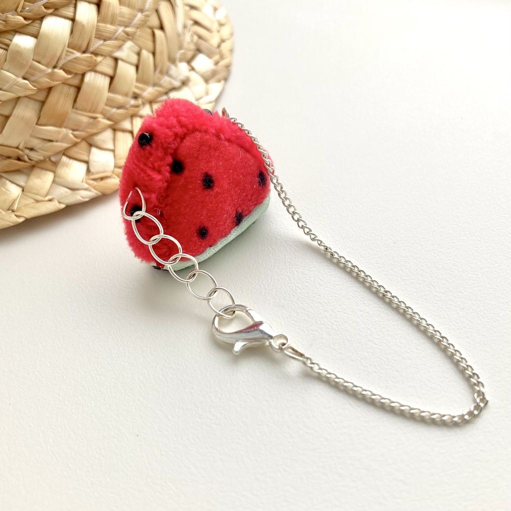 10〜12㎝ぬい用 すいかポシェット