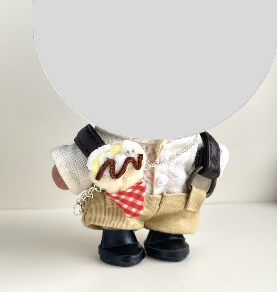 10〜12㎝ぬい用 クレープポシェット