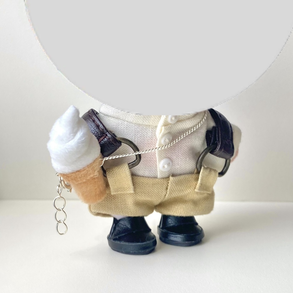 10〜15㎝ぬい用 ソフトクリームポシェット