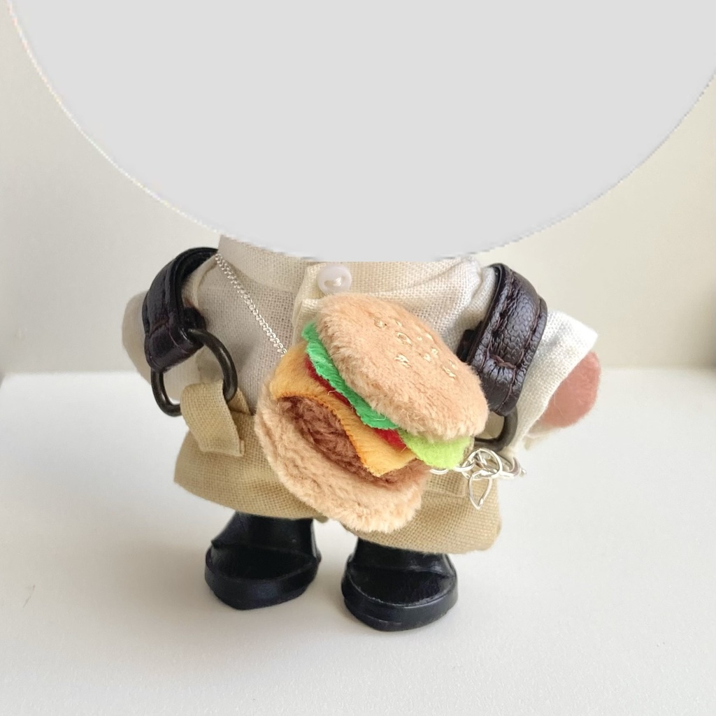 10〜15㎝ぬい用 ハンバーガーポシェット