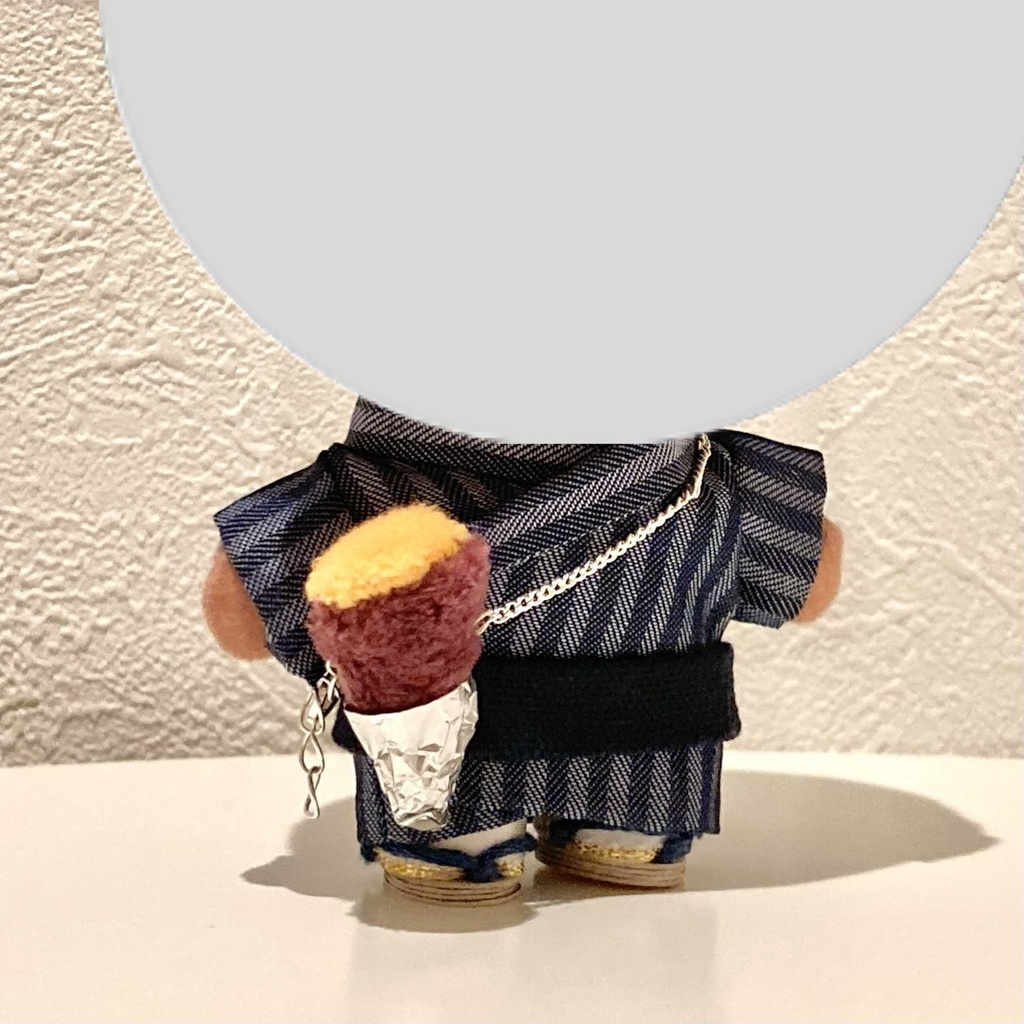 10〜12㎝ぬい用 焼き芋ポシェット