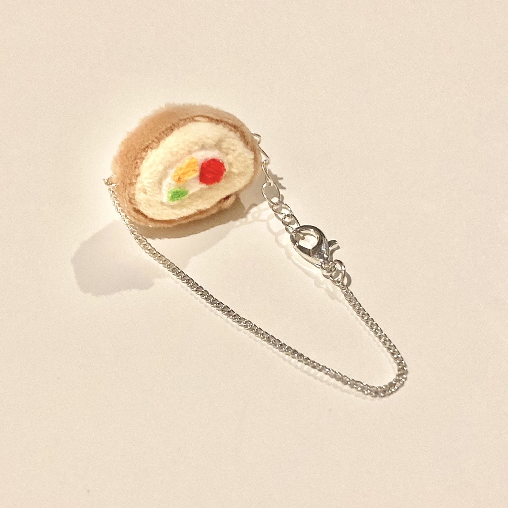 10〜12㎝ぬい用 フルーツロールケーキポシェット