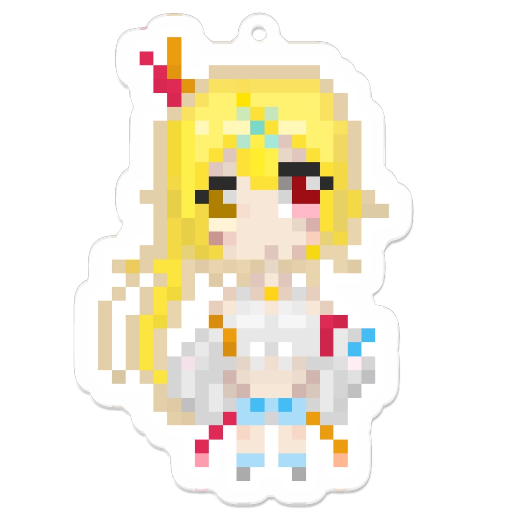 星川サラ　ドット絵アクリルキーホルダー