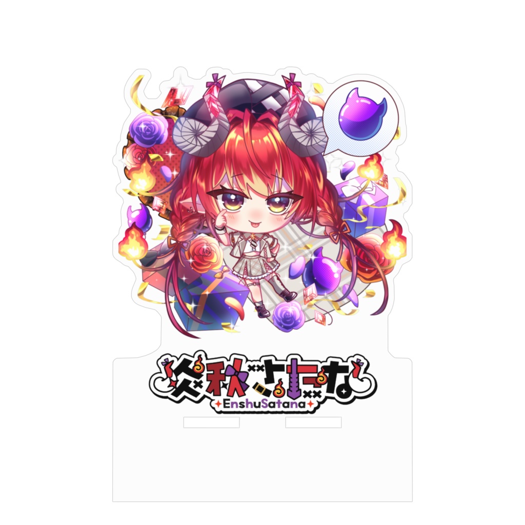 炎秋さたな2025年誕生日記念グッズ_スマホスタンド