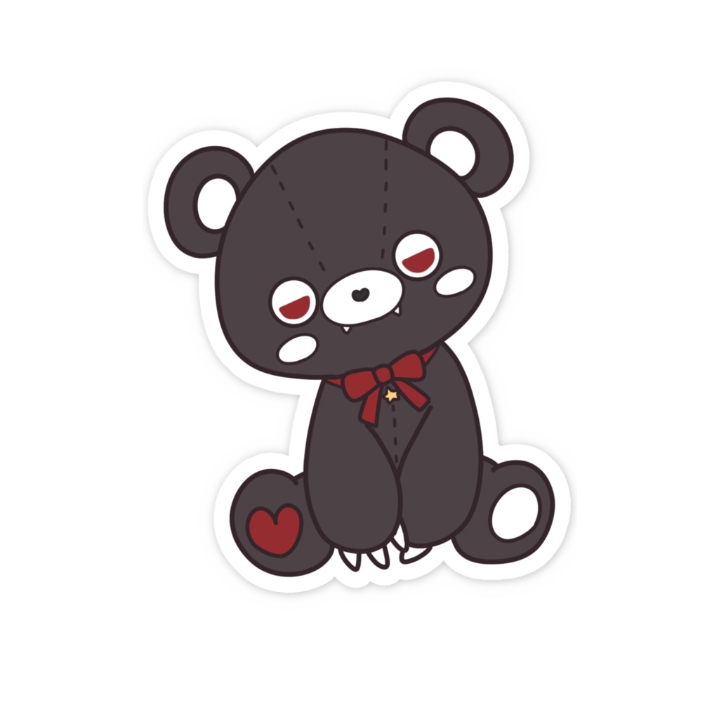 おすわりねむちゃんステッカー