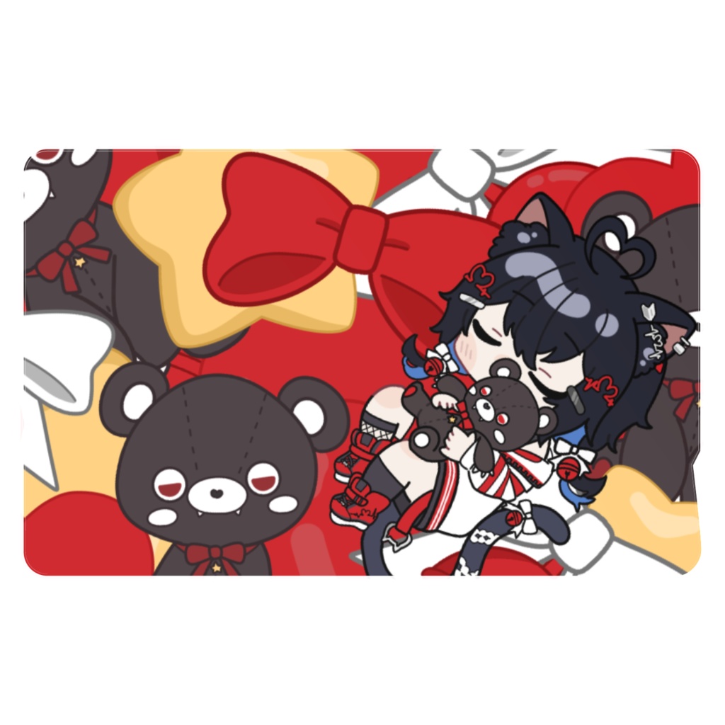 すやすやねこたICカードステッカー