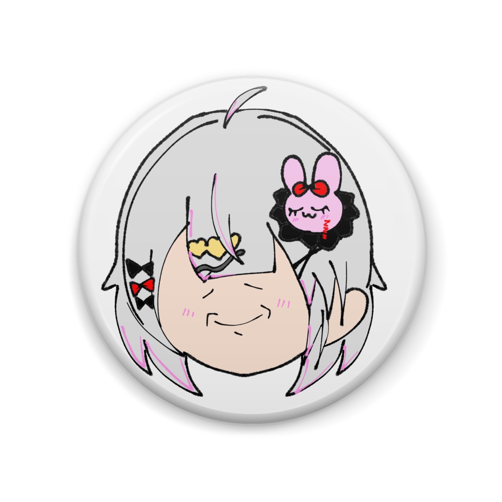 にへ顔缶バッジ