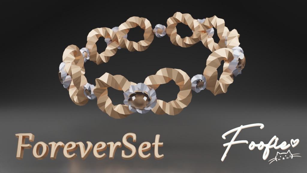 【アクセサリー】Forever Set「フォーエバーセット」リングとブレスレット 「Maya, Rindo, Leefa, Kikyo」