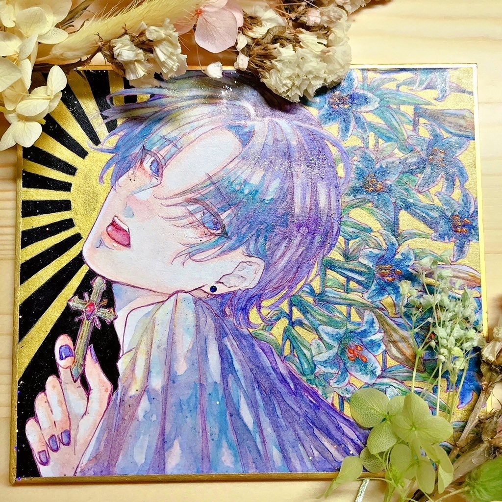 原画色紙 崇拝 さとい Booth