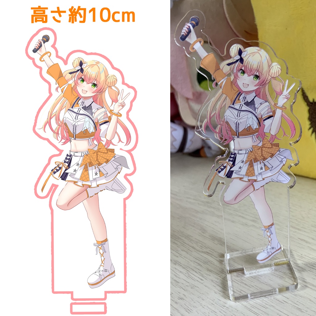 【非公式】【セット割引でお得】【+送料370円】アクスタ4種セット+シール4枚 桃鈴ねね