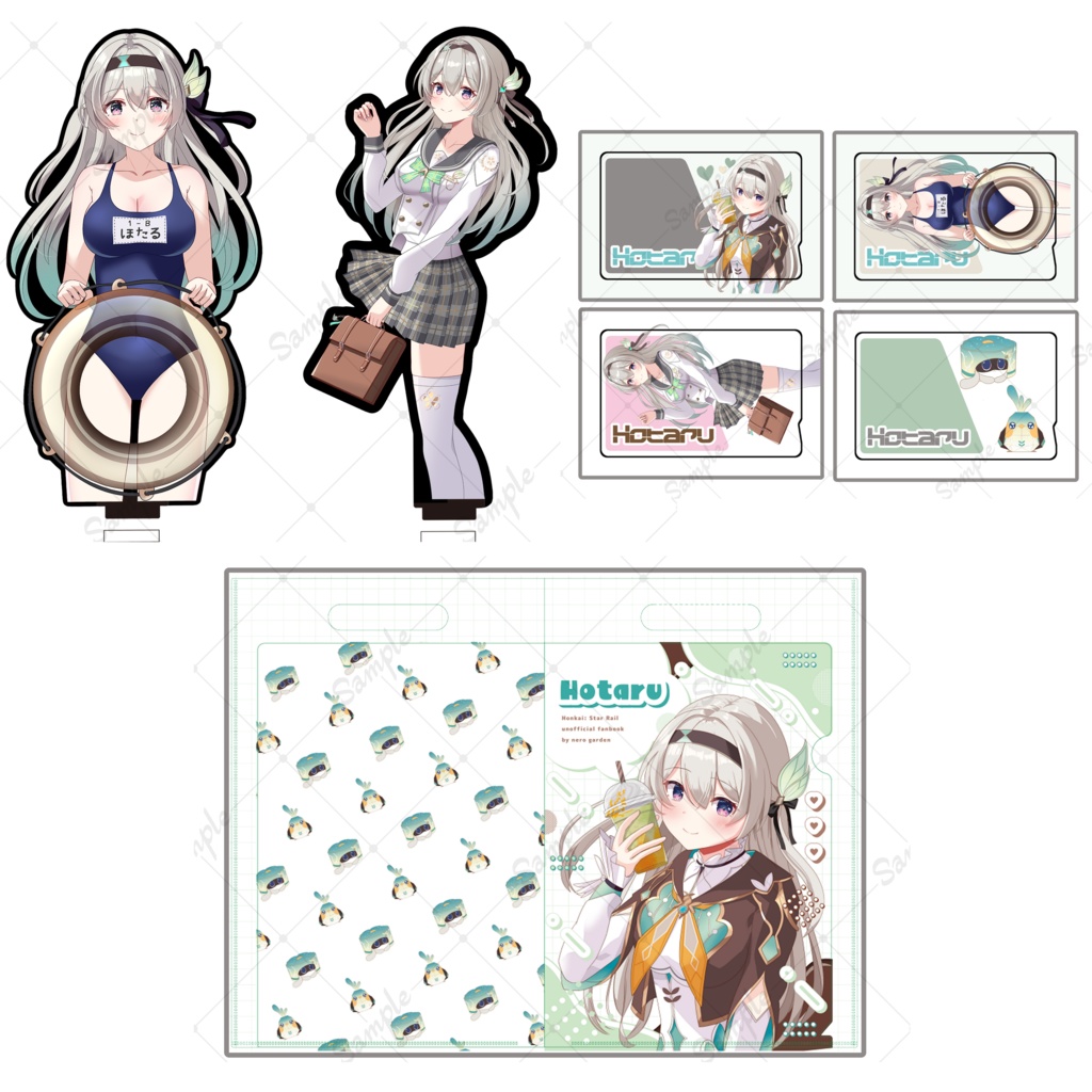 【非公式】C106夏コミグッズセット 崩壊:スターレイル ホタル【+送料 1,320円〜 3,080円】