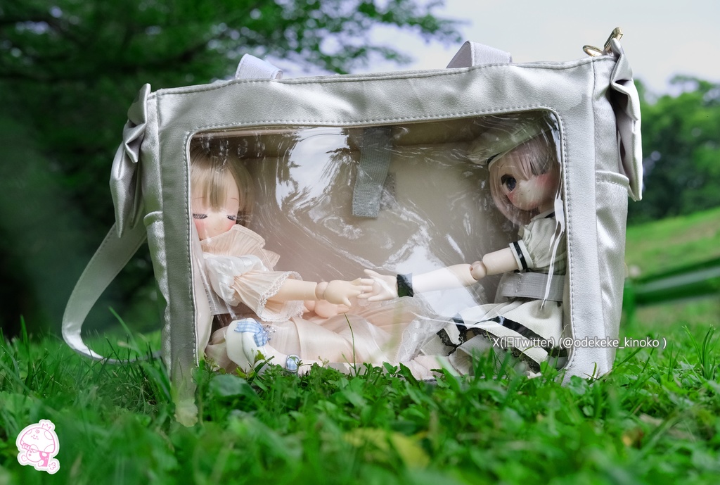 リボンふたこドールバッグ 1/4サイズ (SDM•MDDなど)