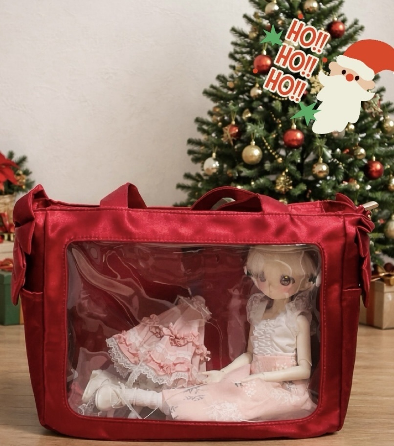 リボンふたこドールバッグ 1/4サイズ (SDM•MDDなど)