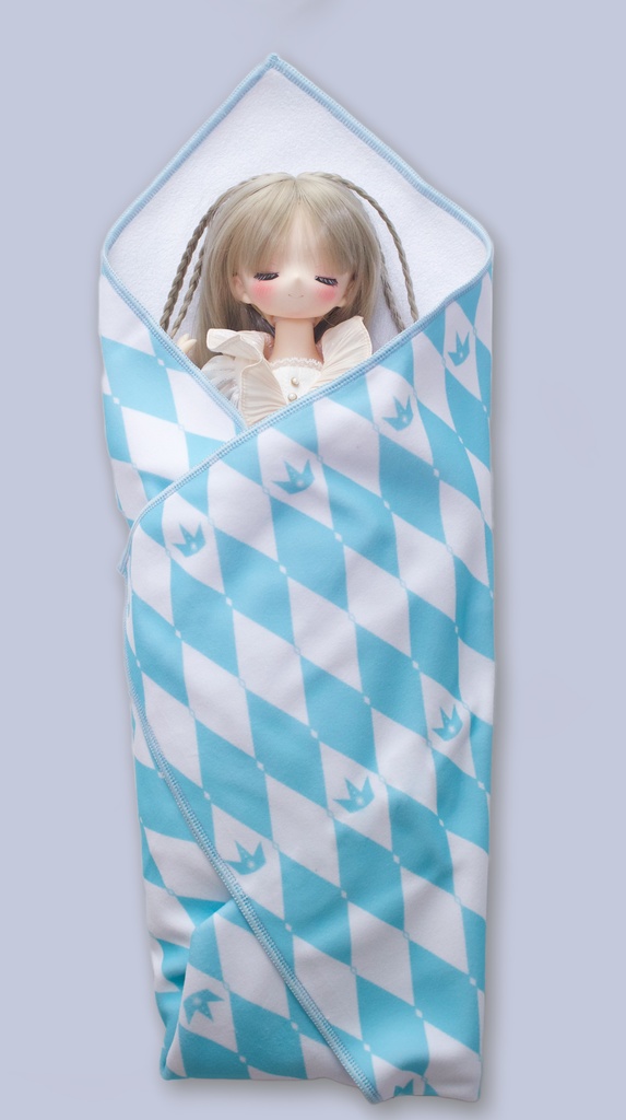 ドール用『マジックのくっつきおくるみ』 ドールバッグ