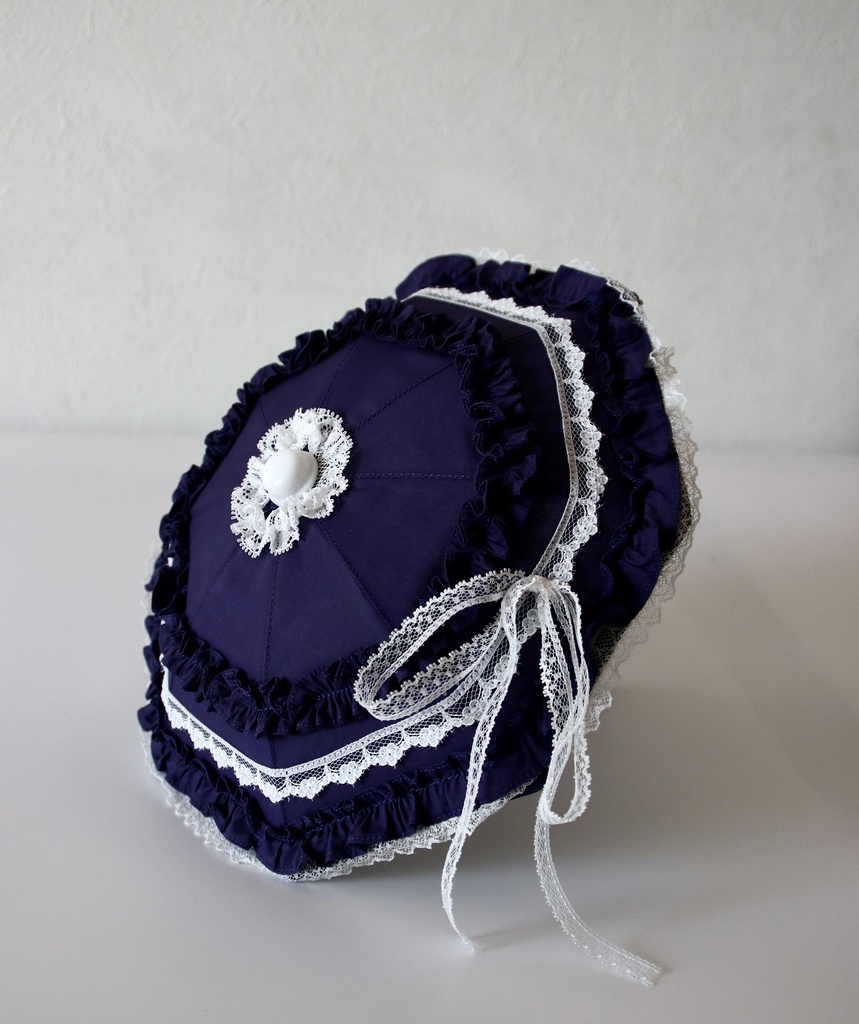 ひだまりのフリル日傘 ドール用の日傘【1/3・1/4サイズ】