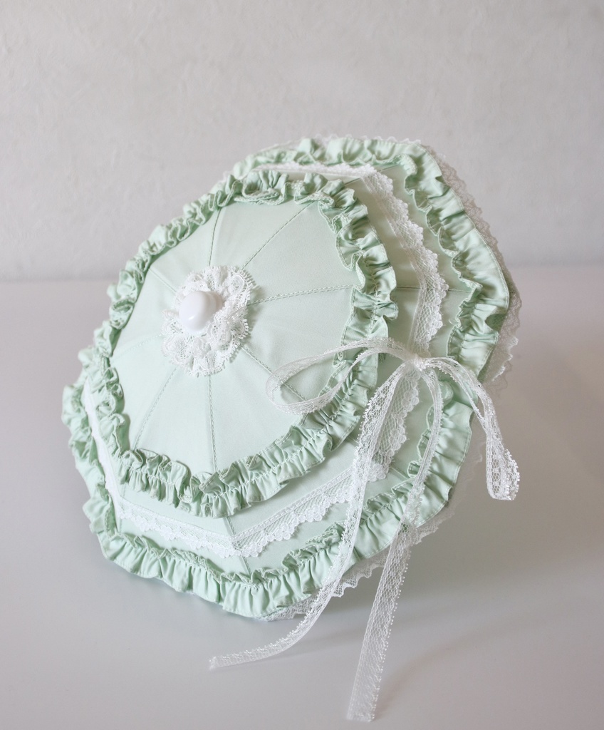 ひだまりのフリル日傘 ドール用の日傘【1/3・1/4サイズ】