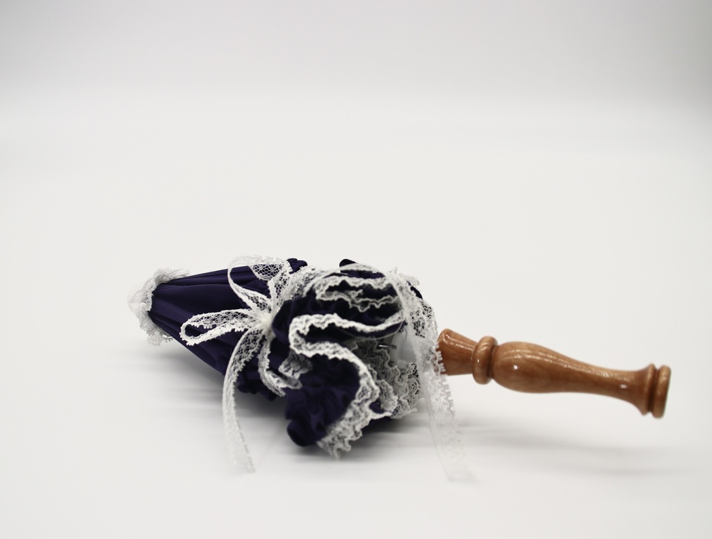 ひだまりのフリル日傘 ドール用の日傘【1/3・1/4サイズ】