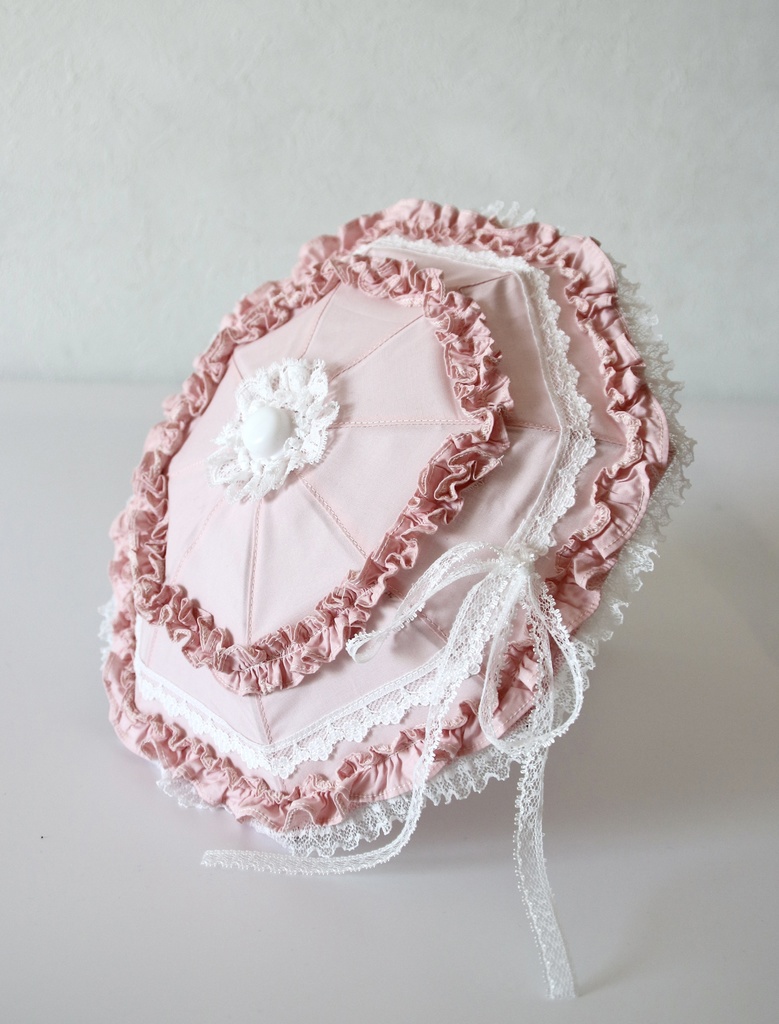 ひだまりのフリル日傘 ドール用の日傘【1/3・1/4サイズ】