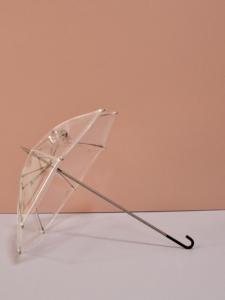 ひかりのクリア日傘 ドール用の日傘【1/4サイズ】