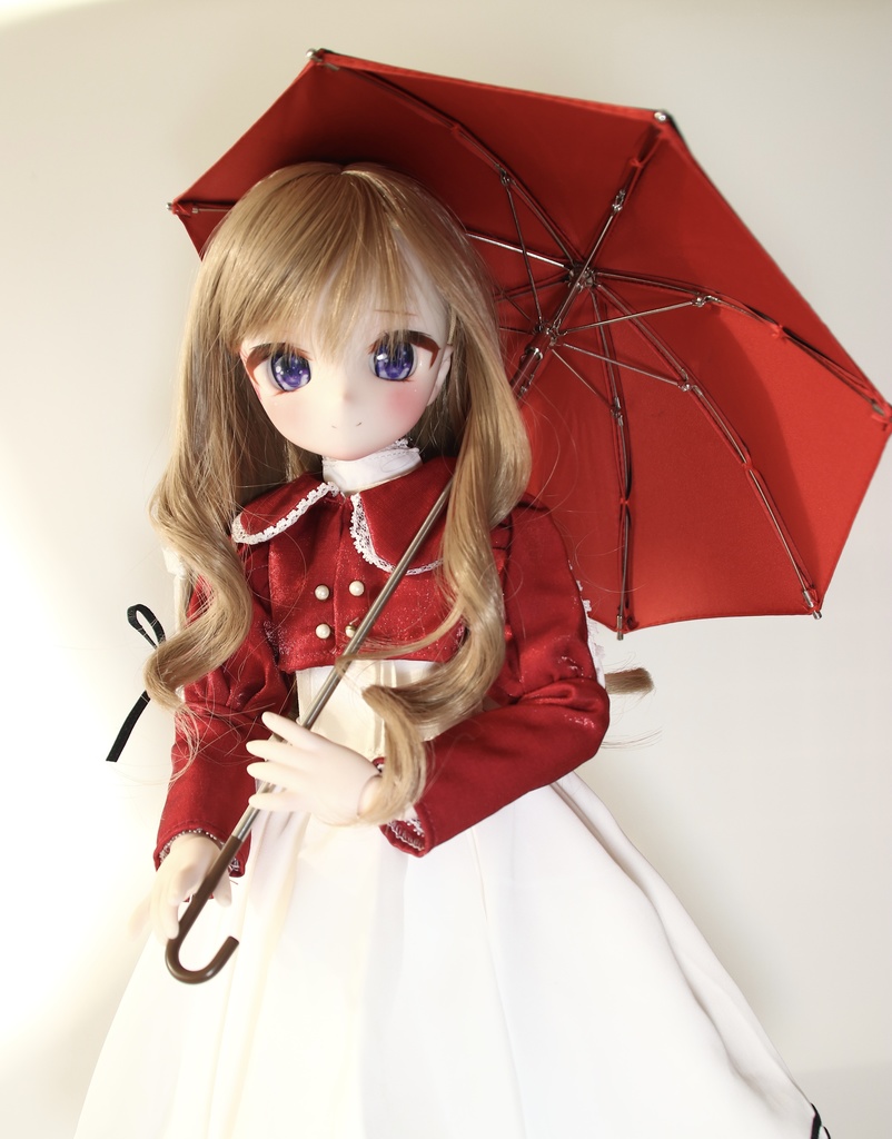 軽黒日傘 ドール用の日傘【1/4サイズ】