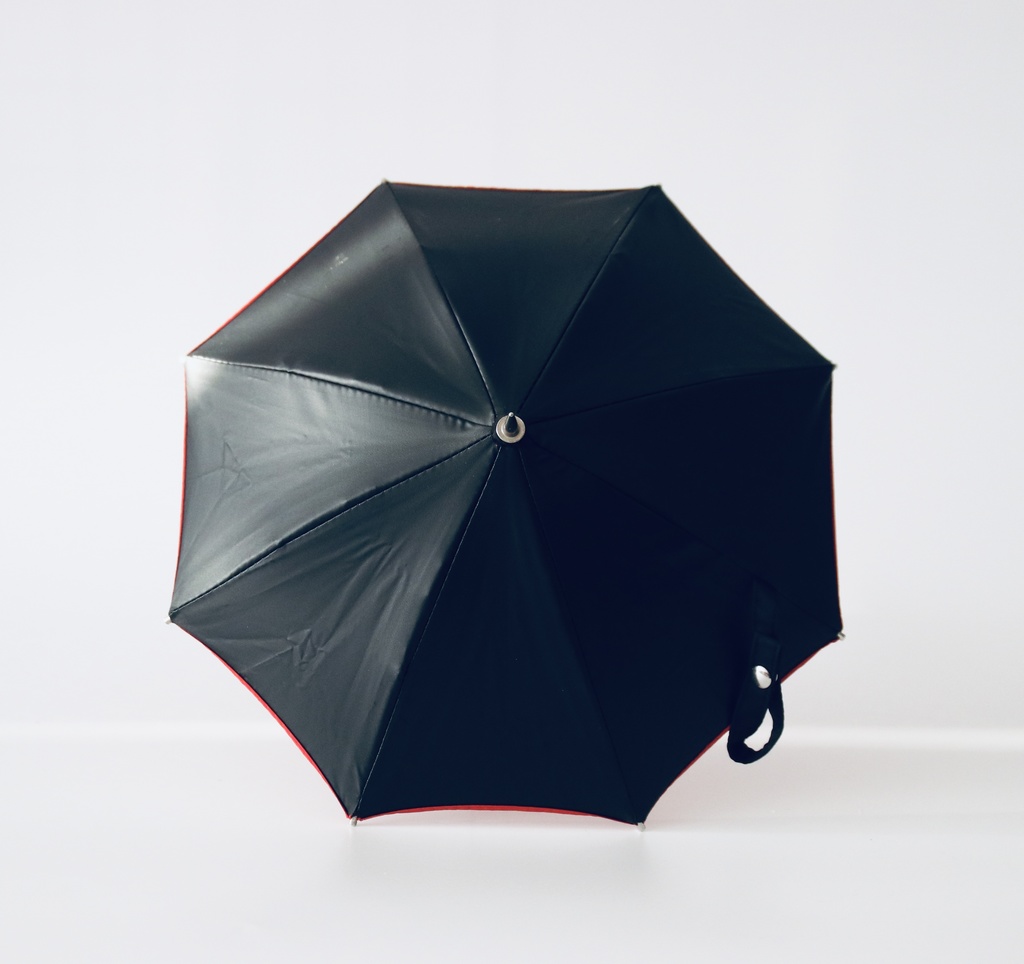 軽黒日傘 ドール用の日傘【1/4サイズ】