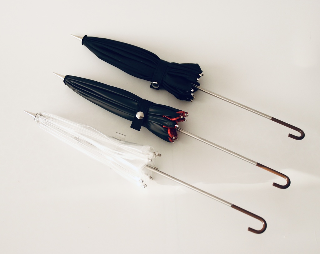 軽黒日傘 ドール用の日傘【1/4サイズ】