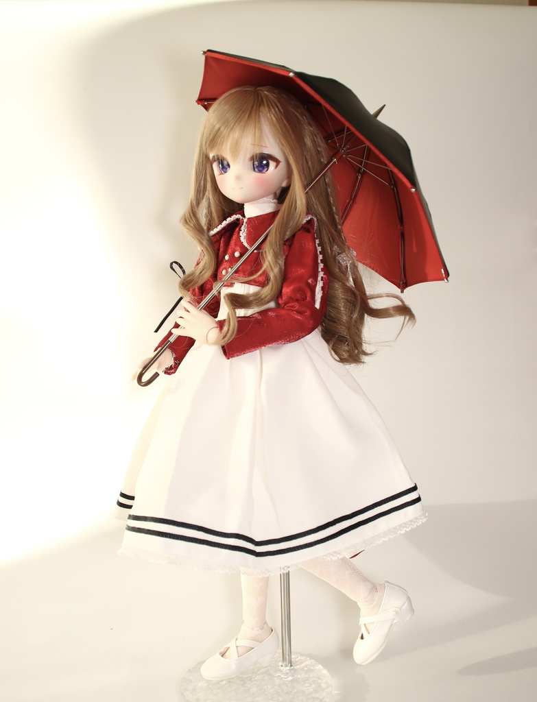 軽黒日傘 ドール用の日傘【1/4サイズ】