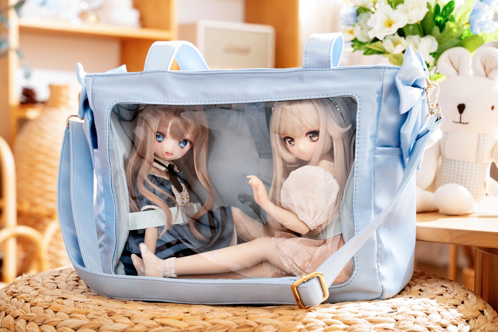 【限定 リボンなしの特別仕様】リボンふたこドールバッグ 1/4サイズ (SDM•MDDなど)