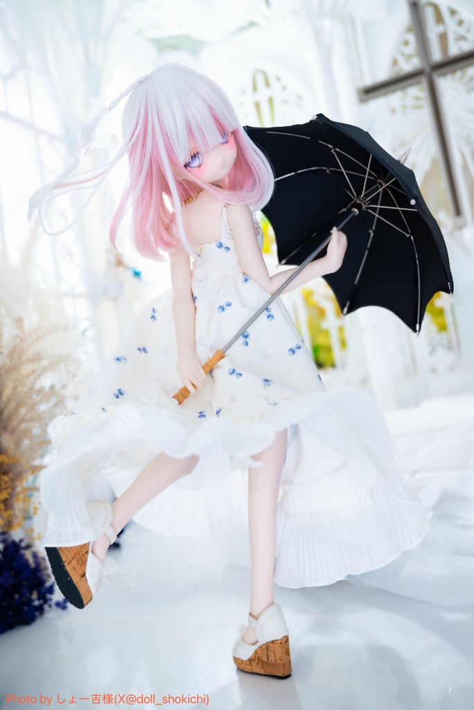パゴダ型の日傘 ドール用の日傘【1/4サイズ MDD MSD】