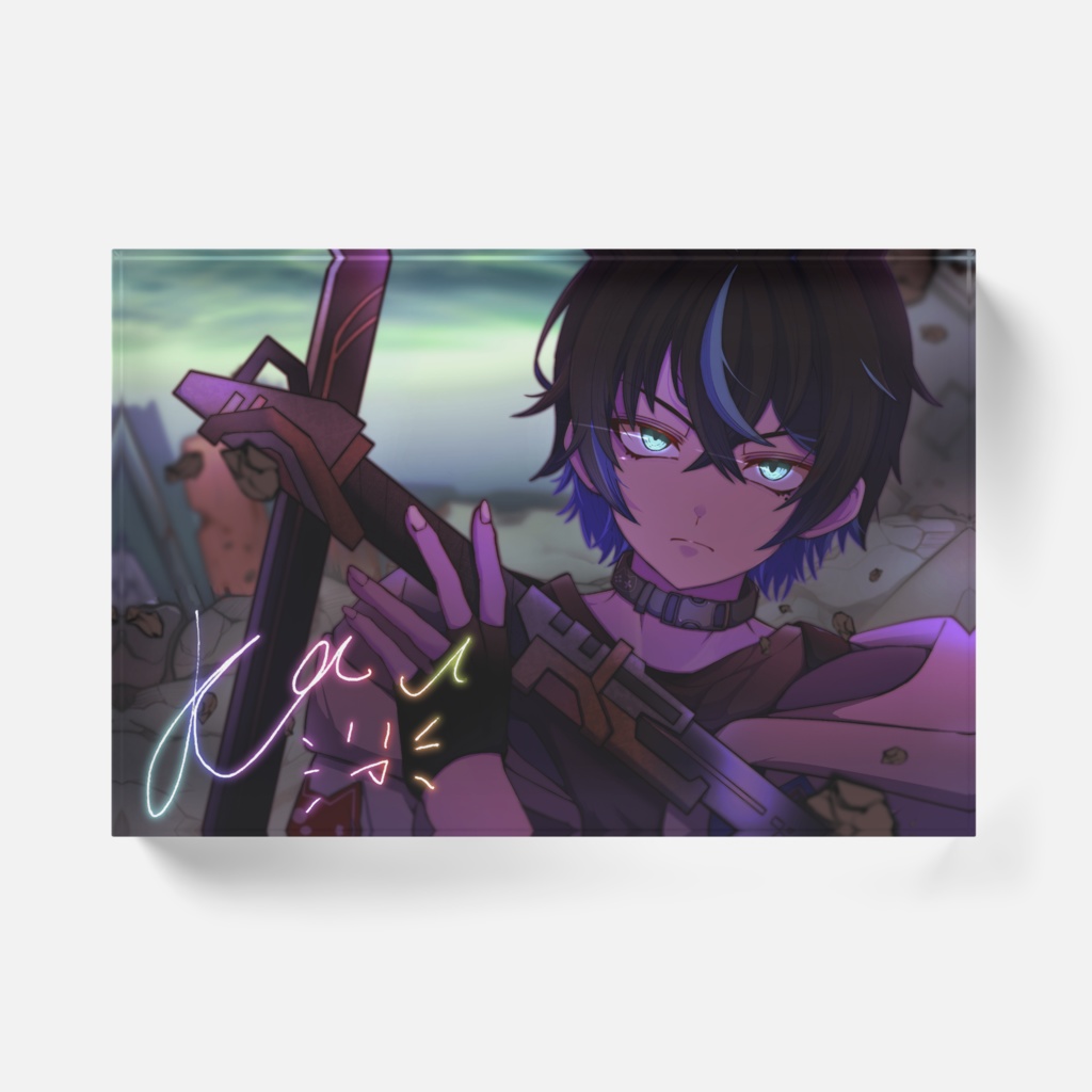 【サイン入り】 アクリルブロック