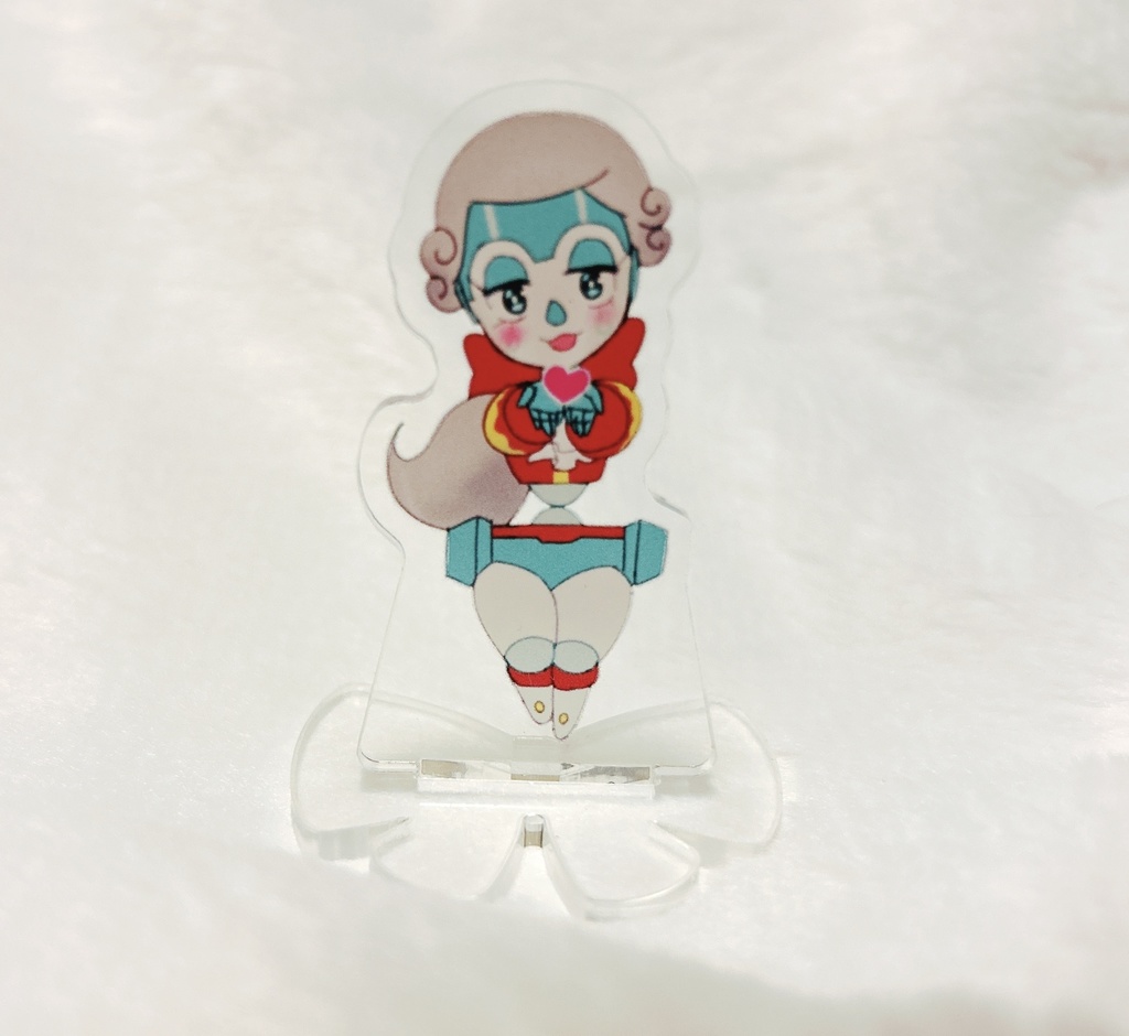 ミニアクリルスタンド/ハート缶バッジ