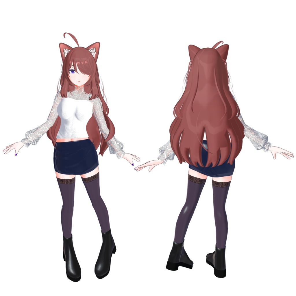 オリジナル3Dモデル『虚夜(うろや)』-UROYA-