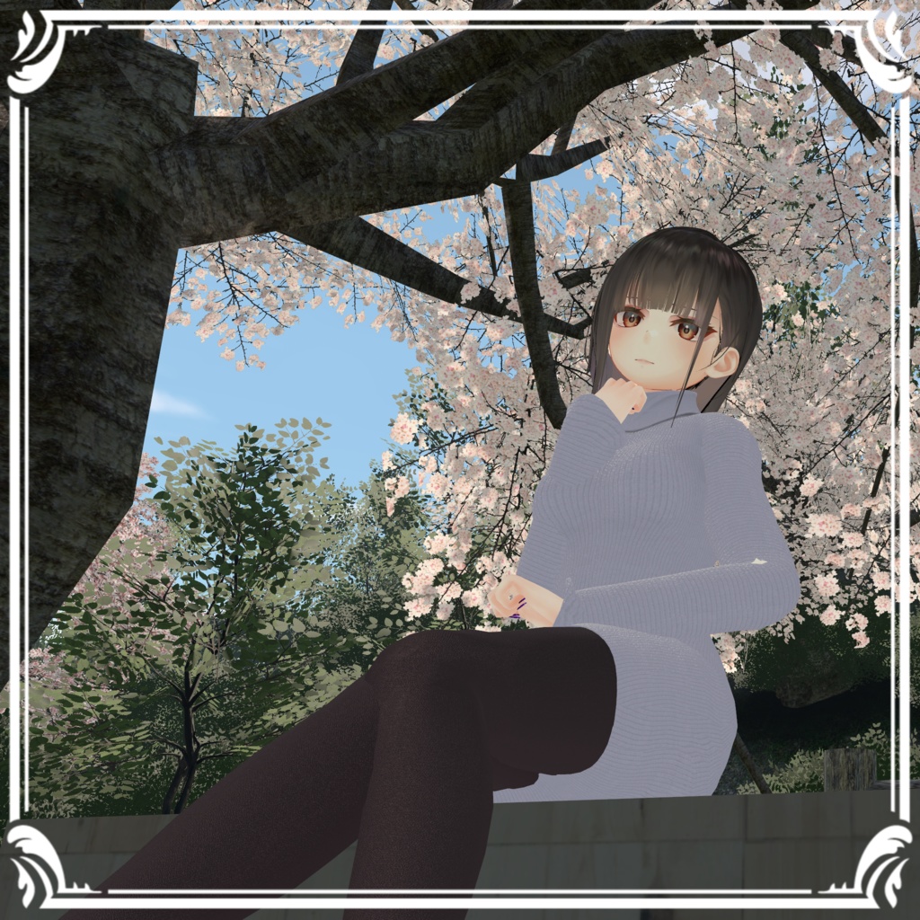 華夜用「P_Turtleneck Sweater」