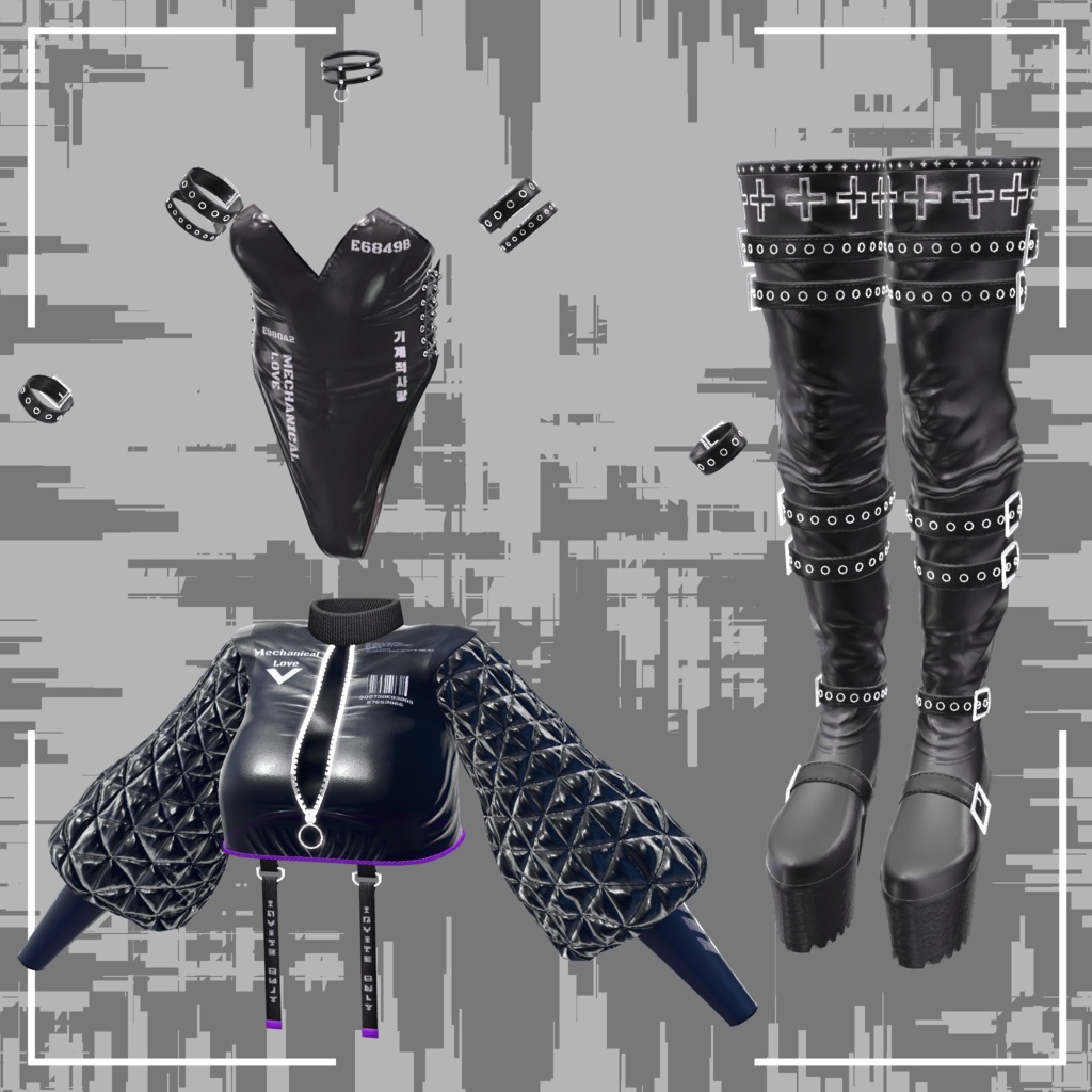 Sio対応『-3-piece costume set-』