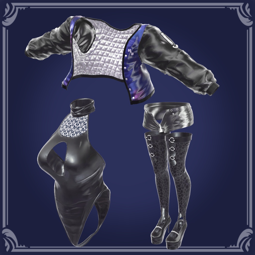 Sio対応『-3-piece costume set-』