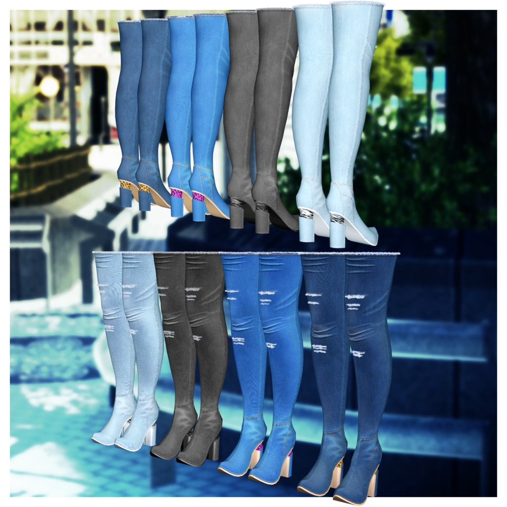 21アバター対応『Denim G Boots』