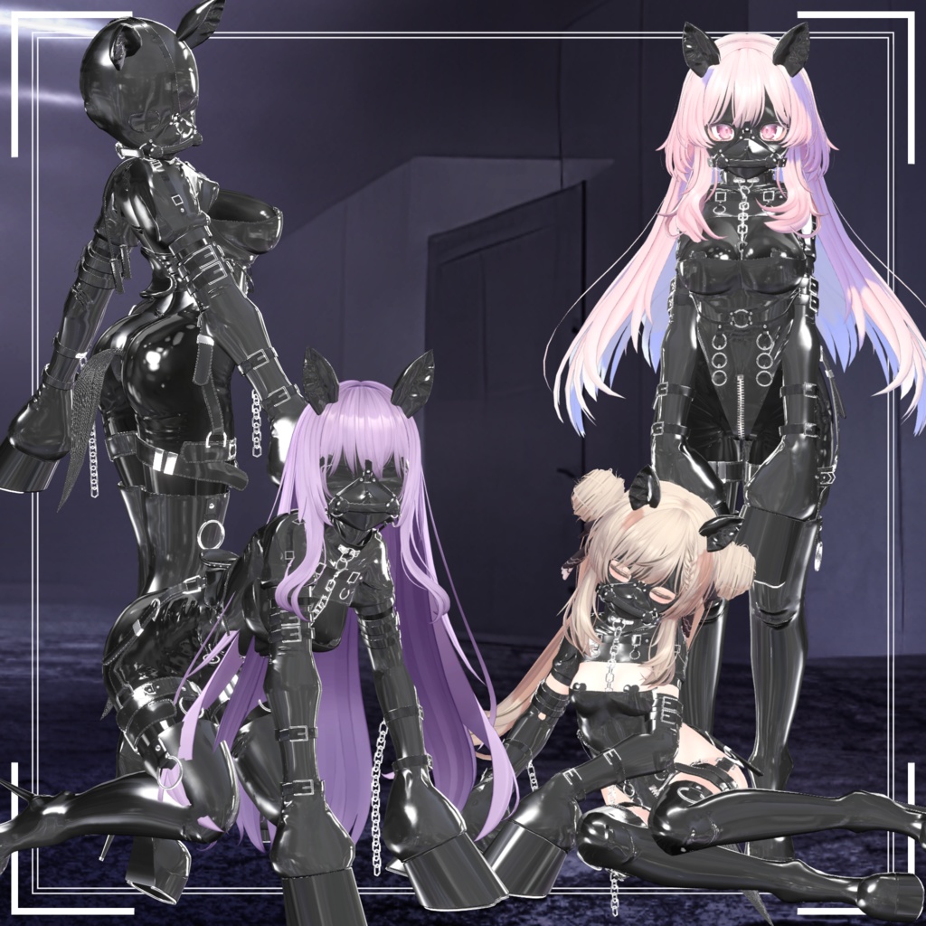 5アバター対応『LatexPonyGirl』