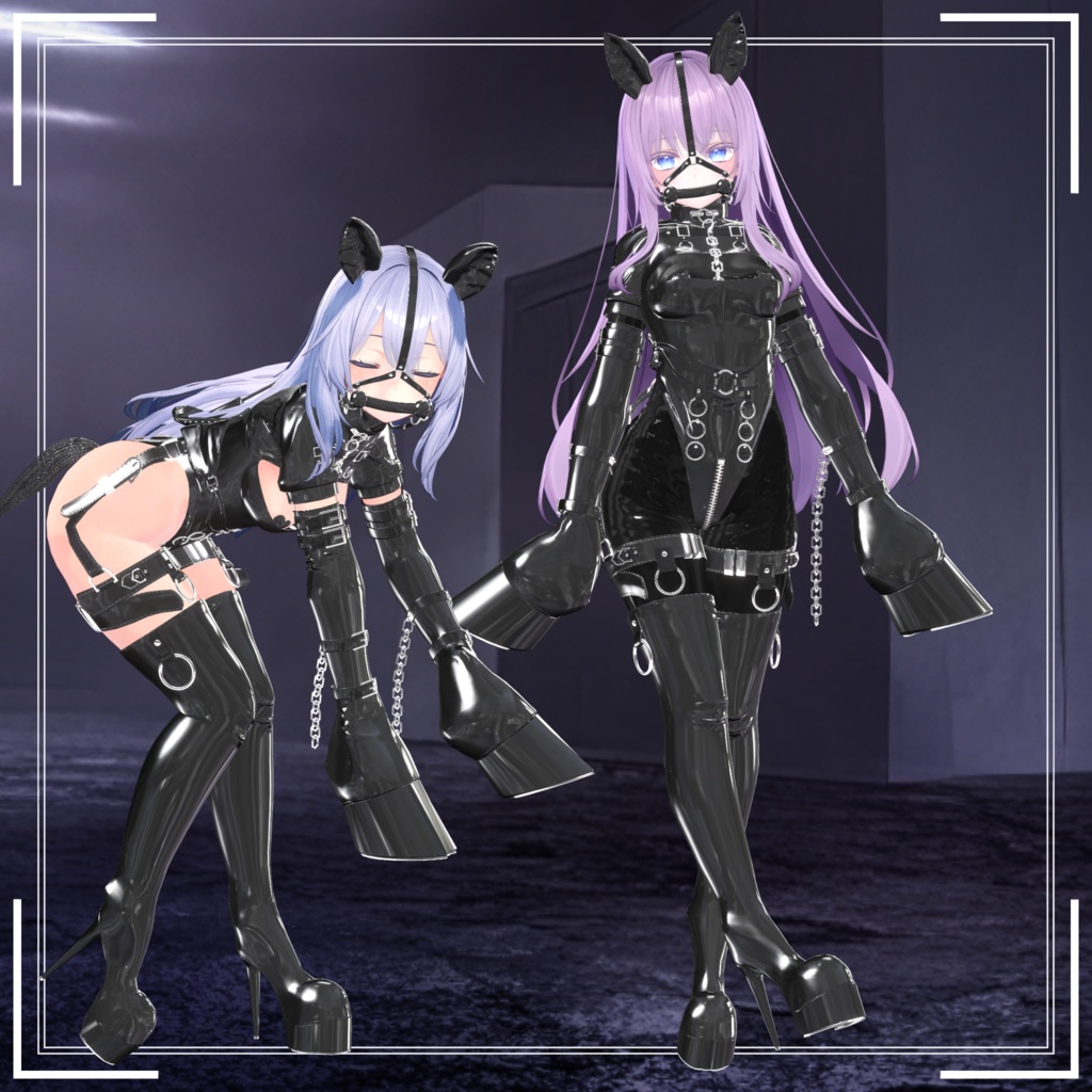 5アバター対応『LatexPonyGirl』