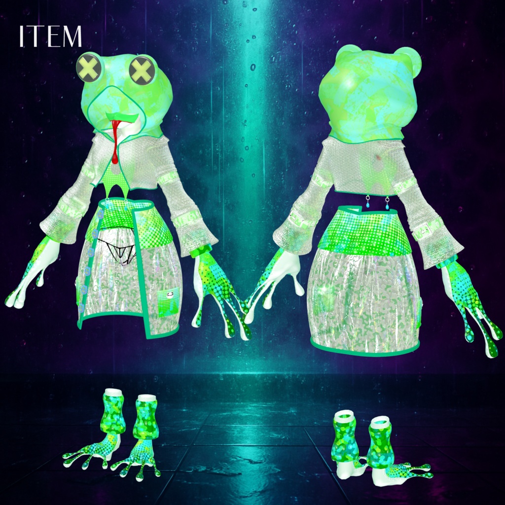 ☔なんか梅雨明けてない?【🐸Polished Frog🐸】 4アバター対応