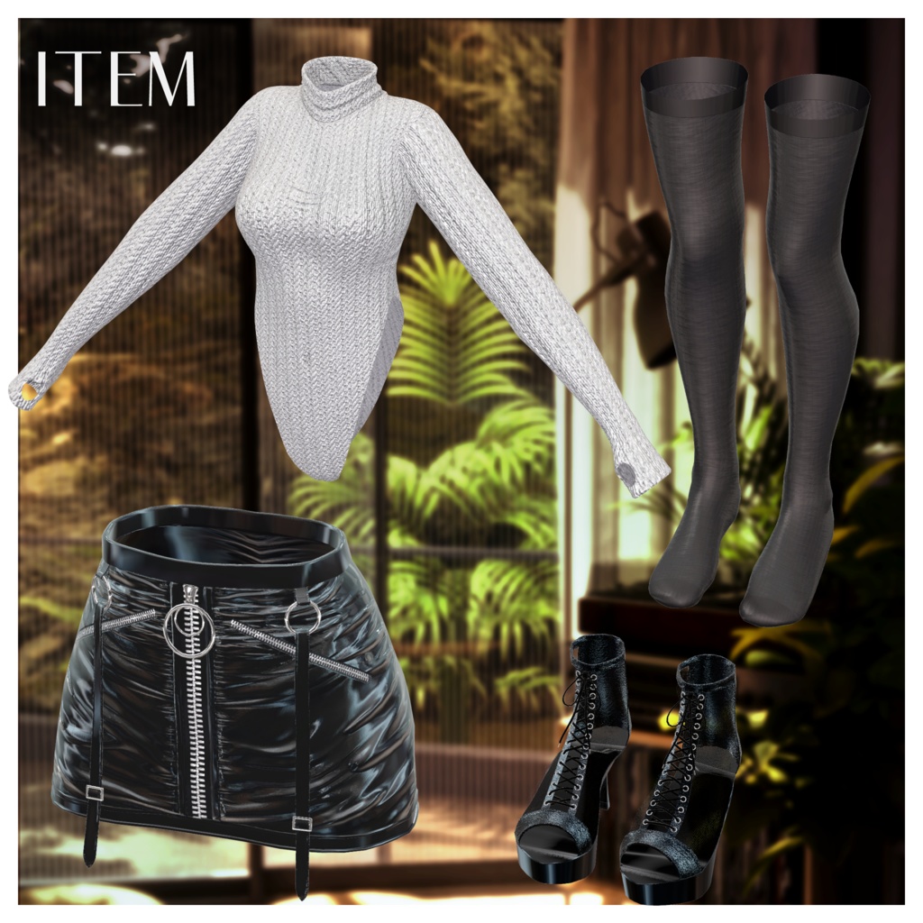 キルシ対応『-3-piece costume set-』