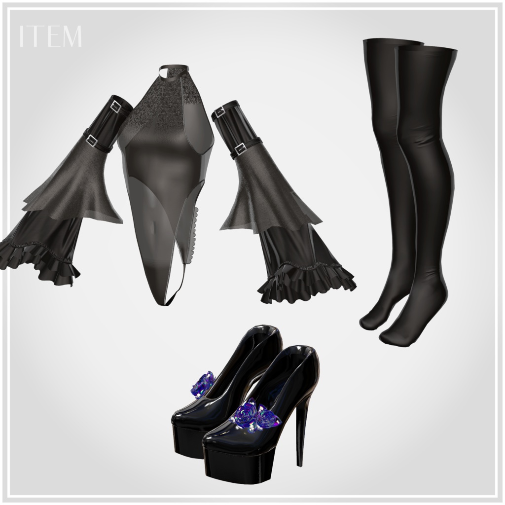 イチゴ対応『-3-piece costume set-』