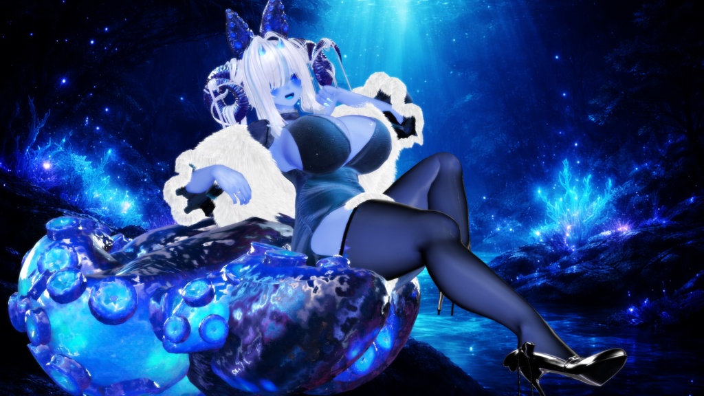 🎉BOOTHフォロー1万人記念🎉無料衣装『-Quiet Silhouette-』10アバター対応