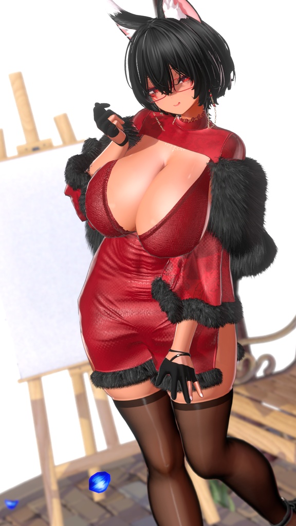 🎉BOOTHフォロー1万人記念🎉無料衣装『-Quiet Silhouette-』10アバター対応