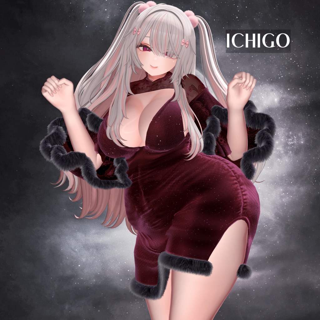 🎉BOOTHフォロー1万人記念🎉無料衣装『-Quiet Silhouette-』10アバター対応