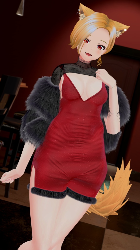 🎉BOOTHフォロー1万人記念🎉無料衣装『-Quiet Silhouette-』10アバター対応