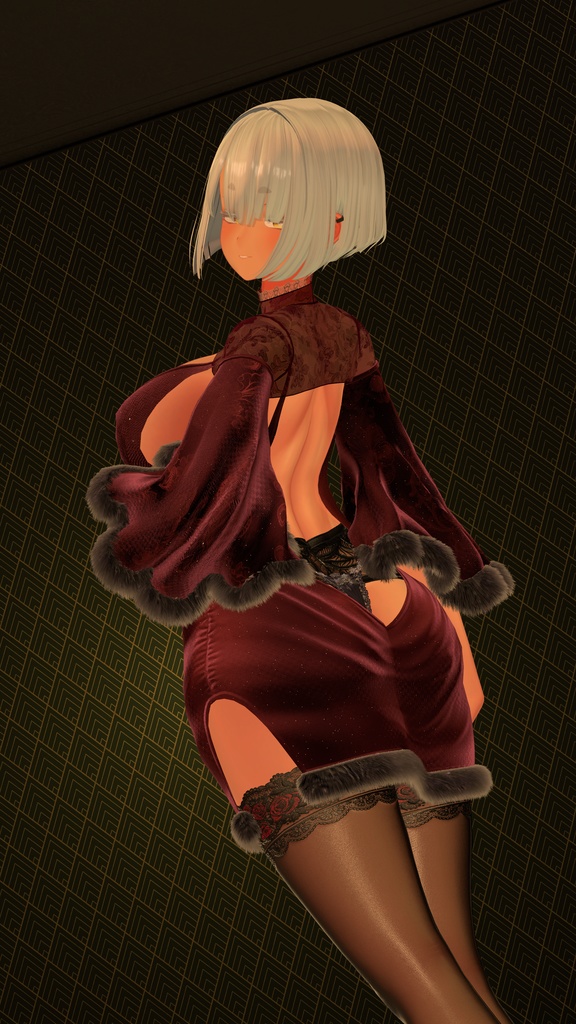 🎉BOOTHフォロー1万人記念🎉無料衣装『-Quiet Silhouette-』10アバター対応