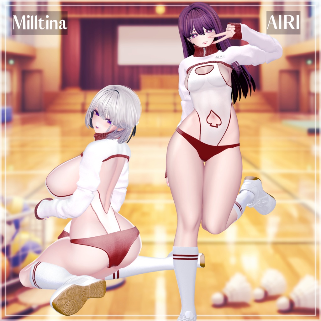 4/6までセール中!ハイレグ体操服『AOHL_Gym』5アバター対応