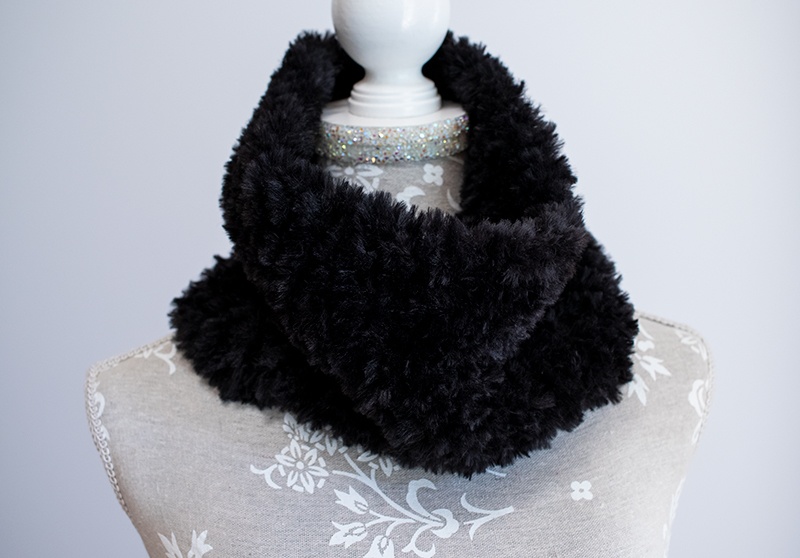 ふわふわ*手編みスヌード