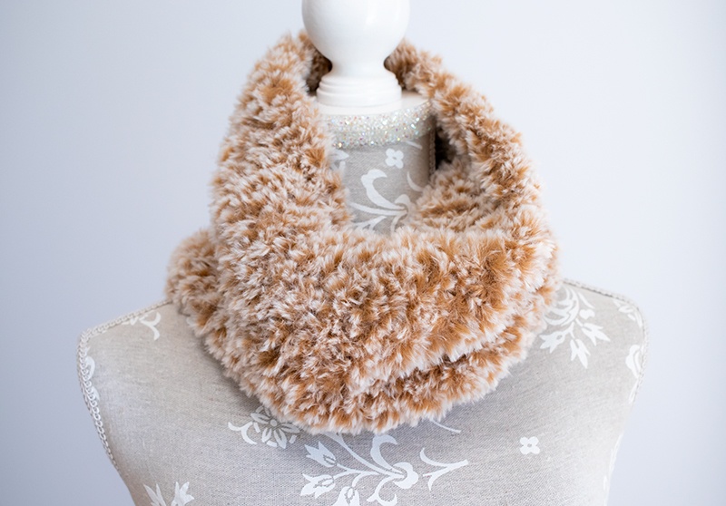 ふわふわ*手編みスヌード