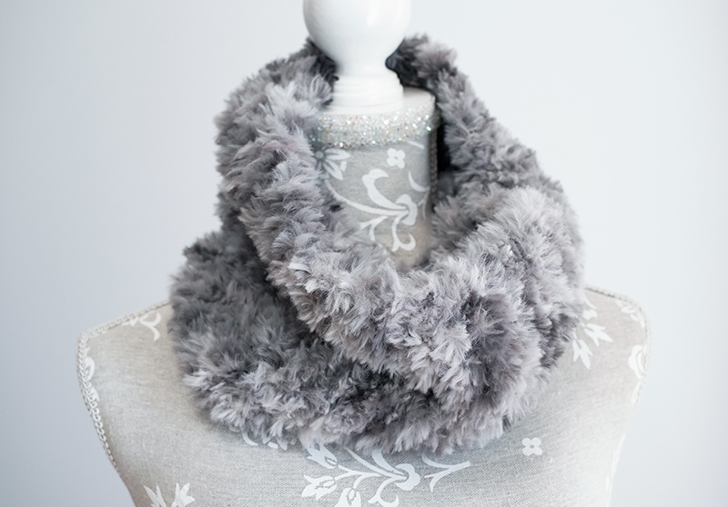 ふわふわ*手編みスヌード